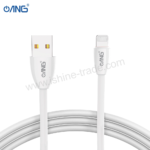 ANG E108 - Lightning  Soft Data Cable 1 Meter White - Image 2