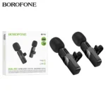 BOROFONE BFK15 Dual Mic Lavalier Wireless Digital Microphone (Lightning / USB C)