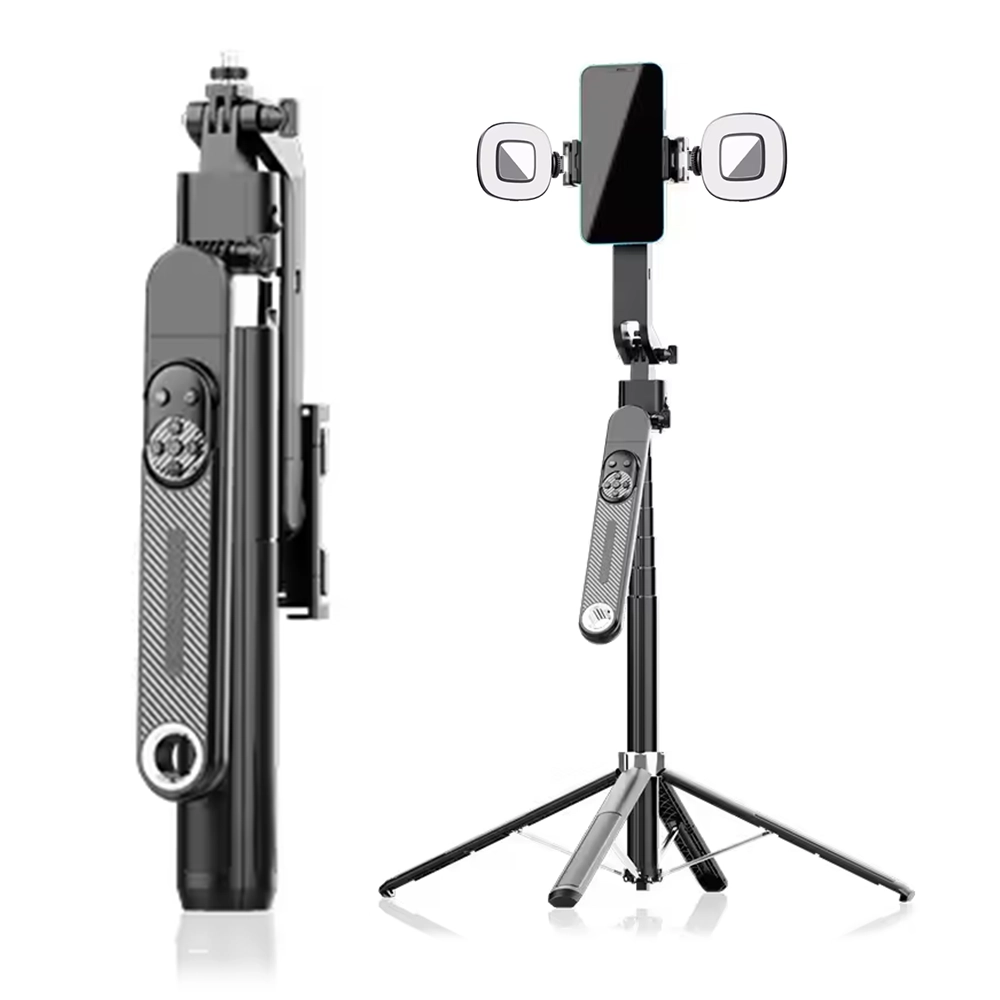 36B-Q515TK-H-Tracking-Gimbal-Selfie-Stick-With-Dual-Lamp.webp Q515TK-H Tracking Gimbal Selfie Stick With Dual Lamp - Image 2