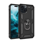 Slim Shockproof Ring Armor Case For iPhone 15 Plus - Image 2