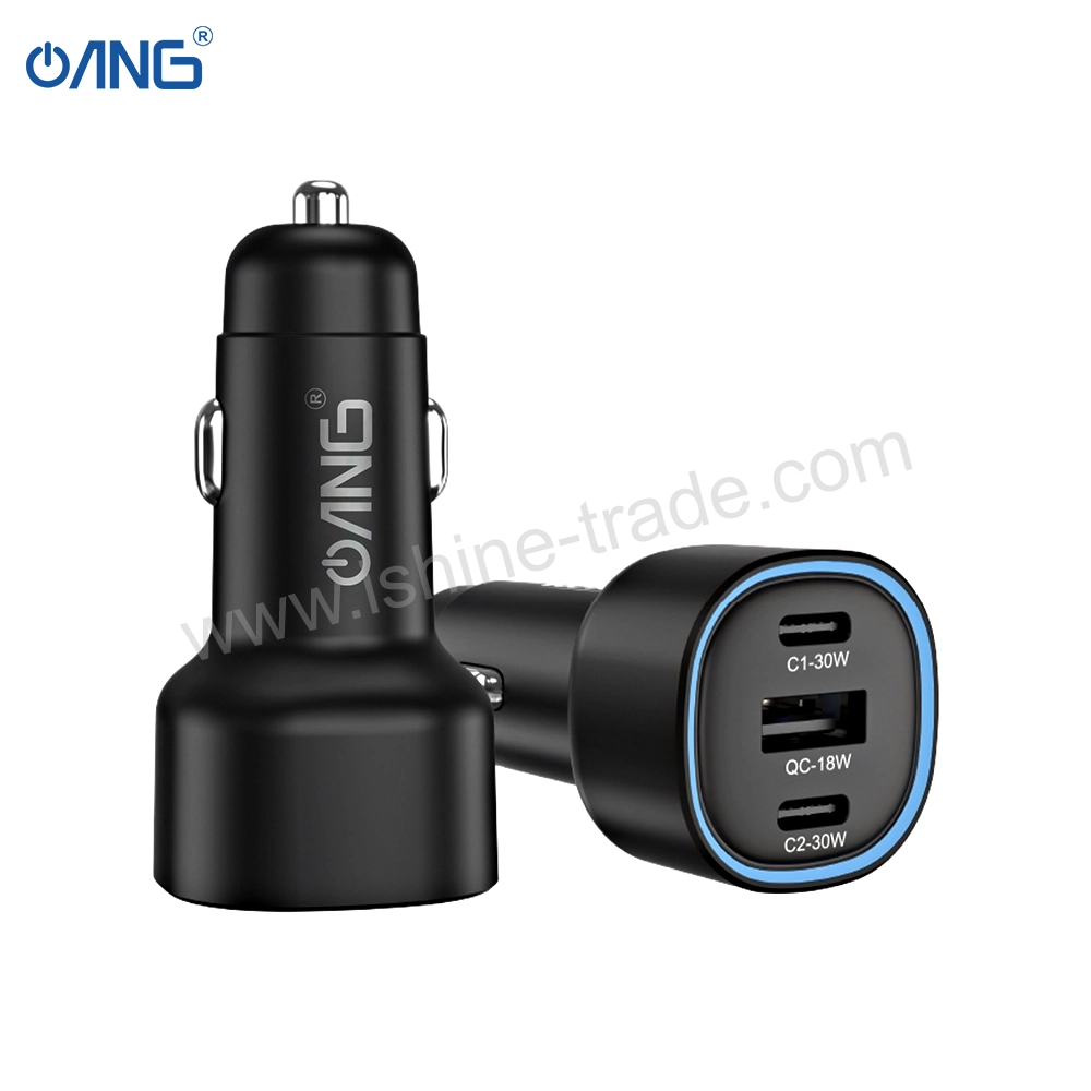 41A-ANG-BR3-Dual-PD-30W-Single-QC3.0-18W-Fast-Car-Charger-12V-1.webp ANG BR3 Dual PD 30W + Single QC3.0 18W Fast Car Charger 12V - Image 1
