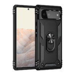 Slim Shockproof Ring Armor Stand Phone Cover Case for Google Pixel 7a - Image 2