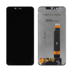 Replacement LCD Screen Display and Touch for Nokia X5 Black - No Frame