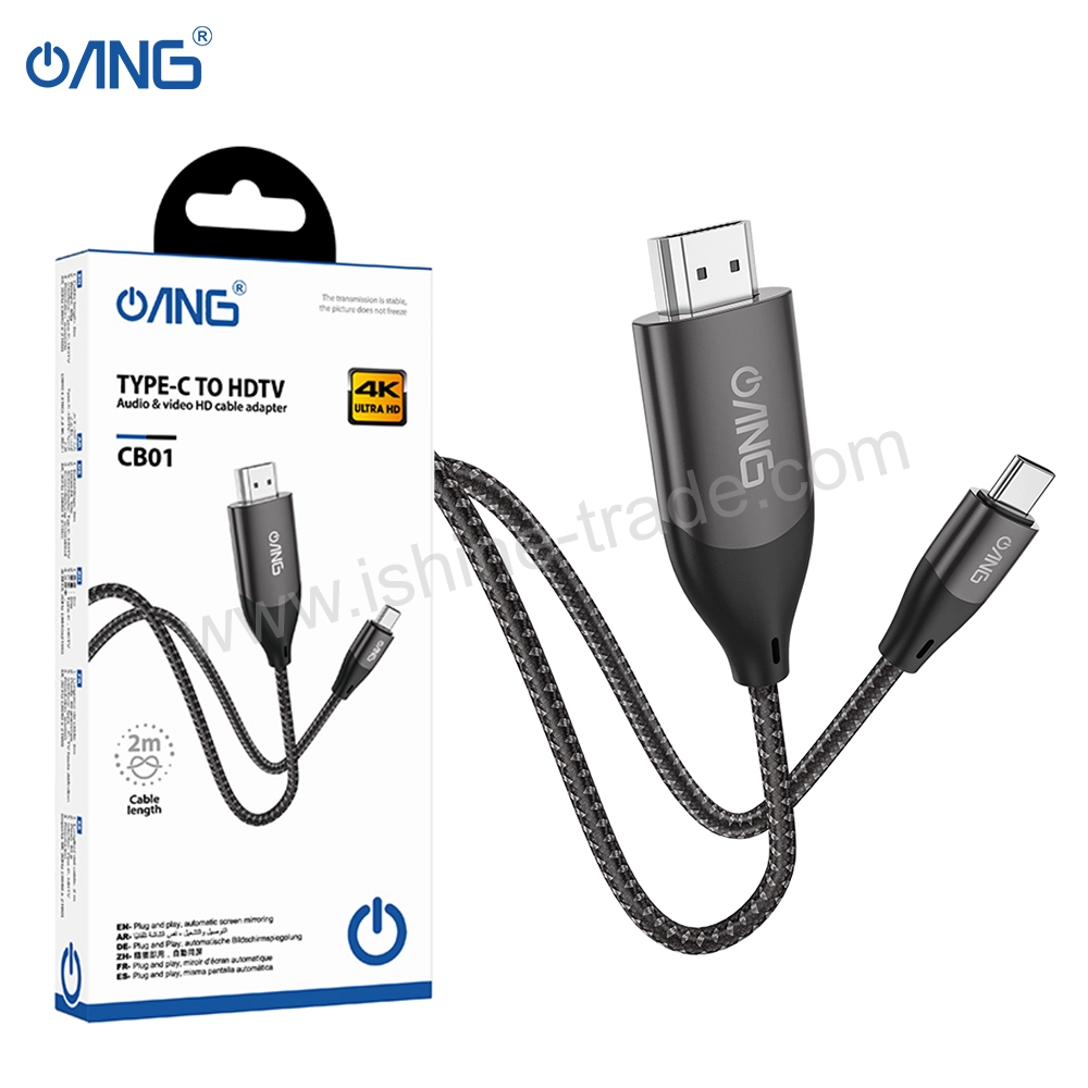 56A-ANG-CB01-–-Type-C-To-HDTV-4K-Ultra-HD-1080P-2M-Cable-Adaptor.webp ANG CB01 - Type C To HDTV 4K Ultra HD 1080P 2M Cable Adaptor - Image 1