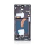 Pull Out A Grade Replacement LCD Screen For Samsung Galaxy S22 Ultra 5G (S908) With Frame & Touchpad - Black - Image 3