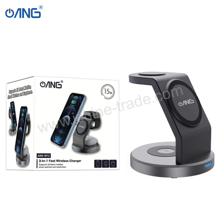 76A ANG W12 – 3 in 1 15W Fast Wireless Charger Boltify Limited T/A iShine Trade