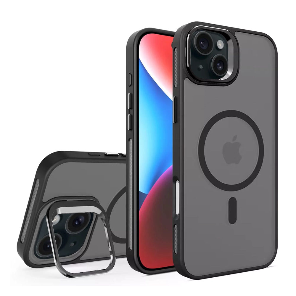 8B-Camera-Holder-Magsafe-Case-iPhone-14-15-Black.webp Camera Holder Magsafe Case For iPhone 15 - Image 2