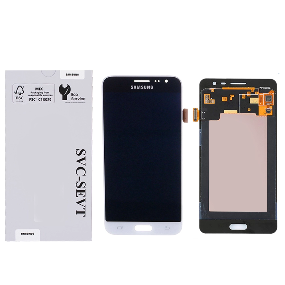 Samsung-Galaxy-J3-2016-White.webp Genuine LCD Screen For Samsung Galaxy J3 2016 (J320) No Frame - White  (GH97-18414A) - Image 1
