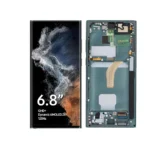 Pull Out A Grade Replacement LCD Screen For Samsung Galaxy S22 Ultra 5G (S908) With Frame & Touchpad - Green