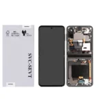 Genuine LCD Screen For Samsung Galaxy Z FLIP 3 (F711) With Frame and Touchpad - Black  (GH82-27244A)