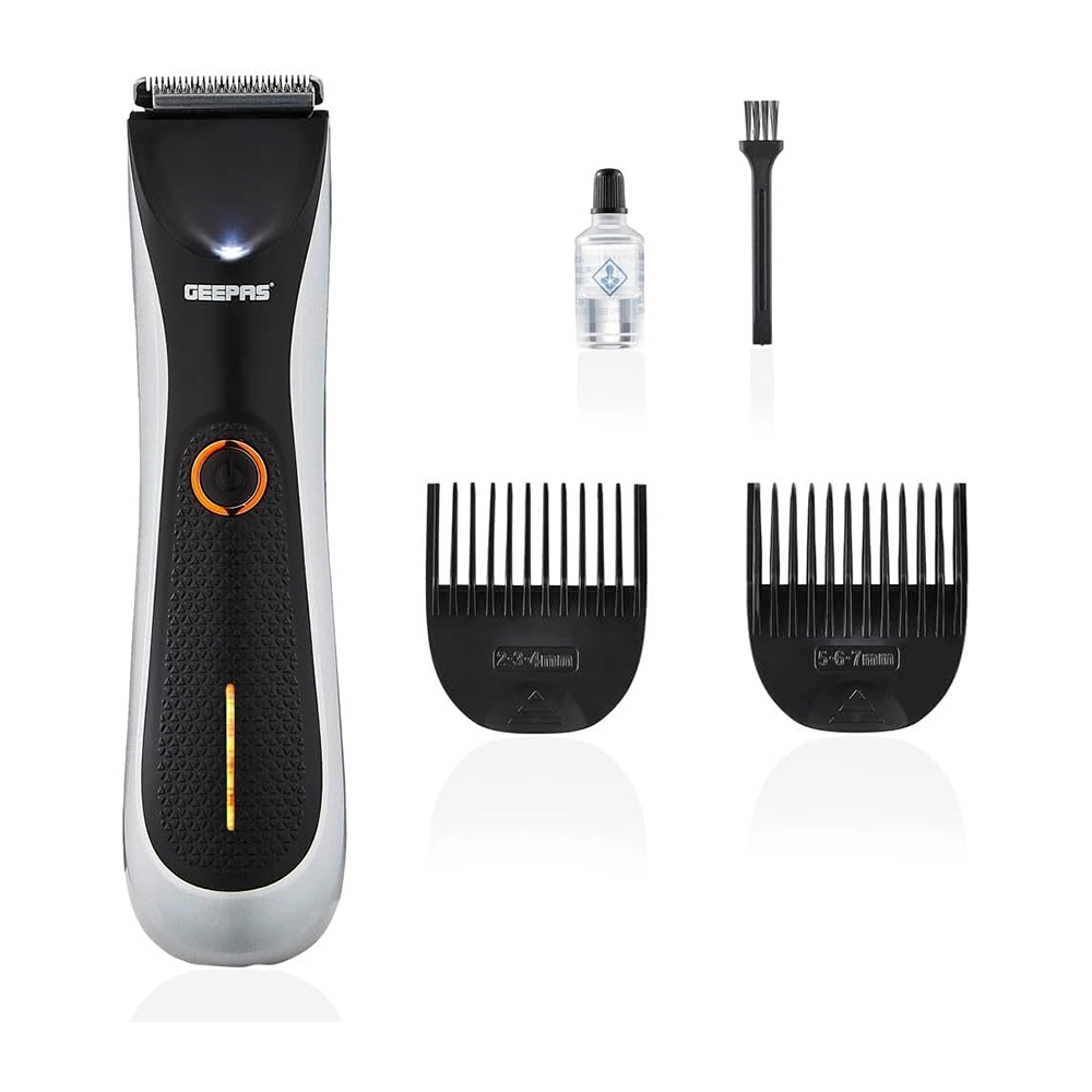 10A Geepas Rechargeable Pro Shield Waterproof Trimmer With LED Light Geepas Rechargeable Pro Shield Waterproof Trimmer With LED Light - Image 1
