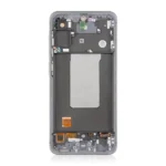 Replacement LCD Screen For Samsung Galaxy A56 5G (A566) Black - With Frame - Image 3