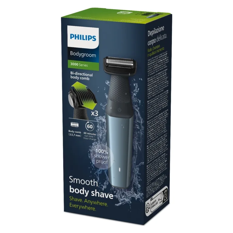 11A Philips Bodygroom 3000 Series Waterproof Body Trimmer With Skin Protect Technology BG3027 05 Boltify Limited T/A iShine Trade