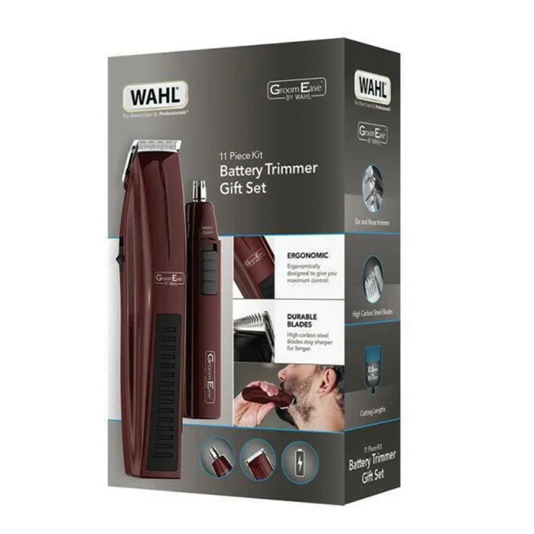 8A Wahl 5537 7017 GroomEase 11 Piece Kit Battery Trimmer Gift Set Boltify Limited T/A iShine Trade